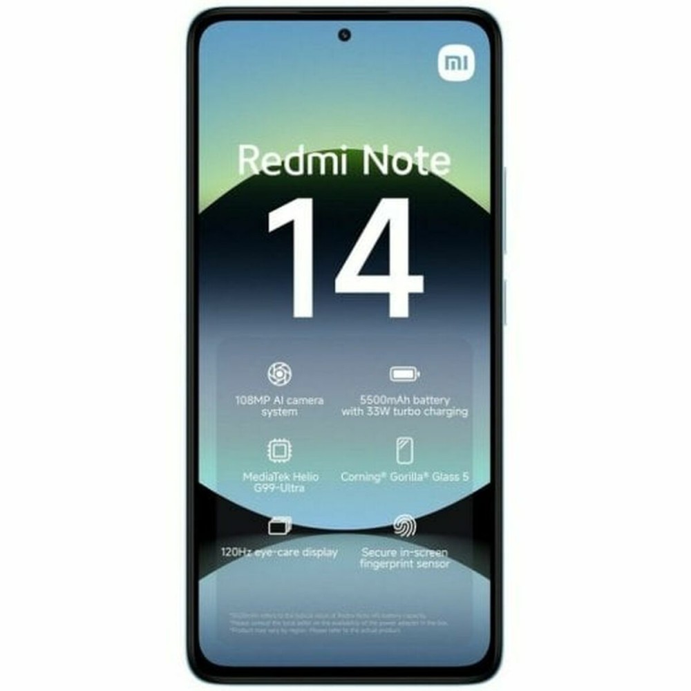 Smartphone Xiaomi Redmi Note 14 HELIO G99 ULTRA 6 GB RAM 128 GB Blau Schwarz 6,67"