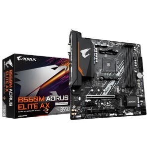 Carte Mère Gigabyte B550M AORUS ELITE AX AMD B550 AMD AMD AM4