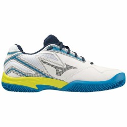 Padel-Sportschuhe für Erwachsene Mizuno Break Shot 4 CC Weiß