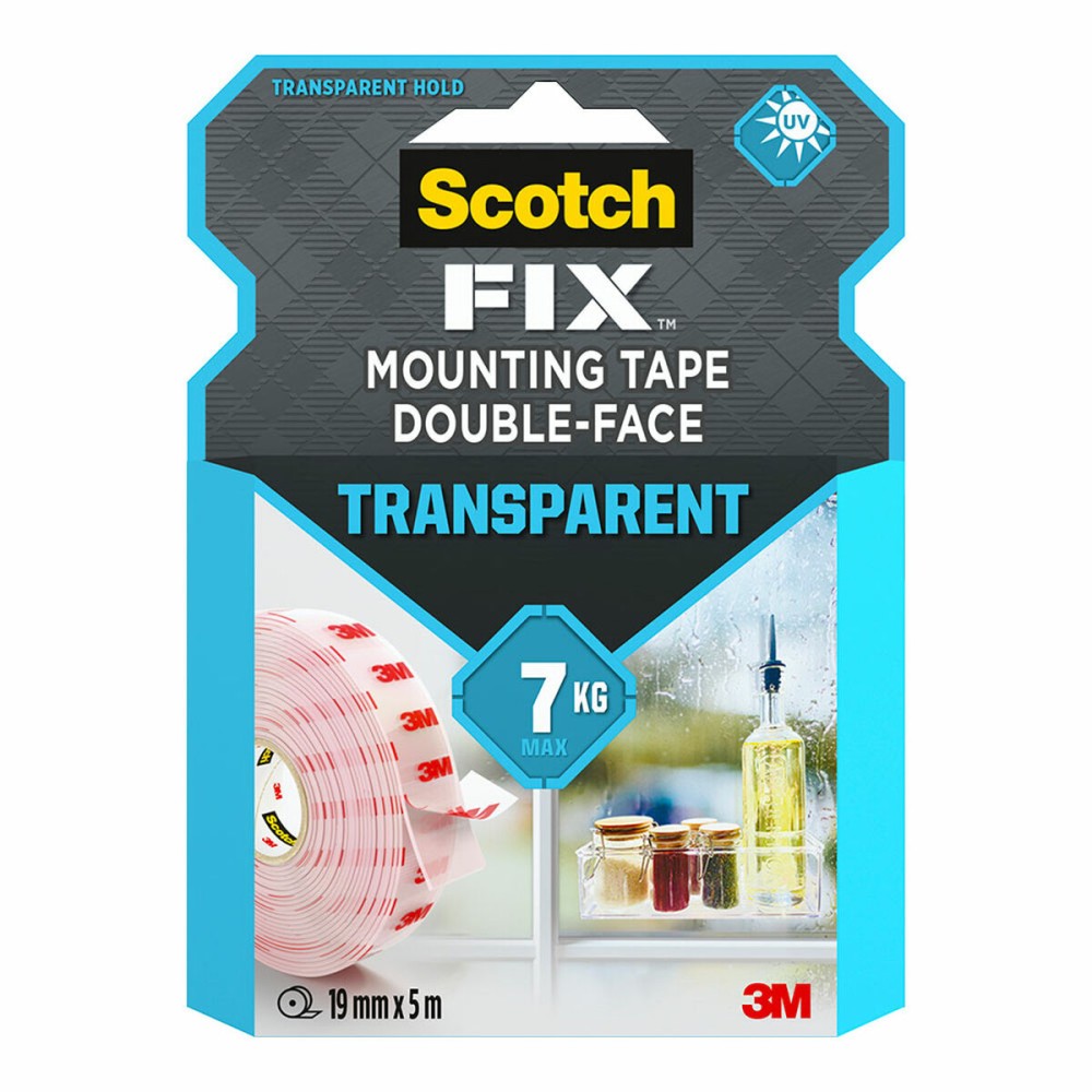 Double Sided Tape Scotch Transparent 19 mm x 5 m