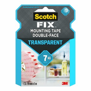 Double Sided Tape Scotch Transparent 19 mm x 5 m