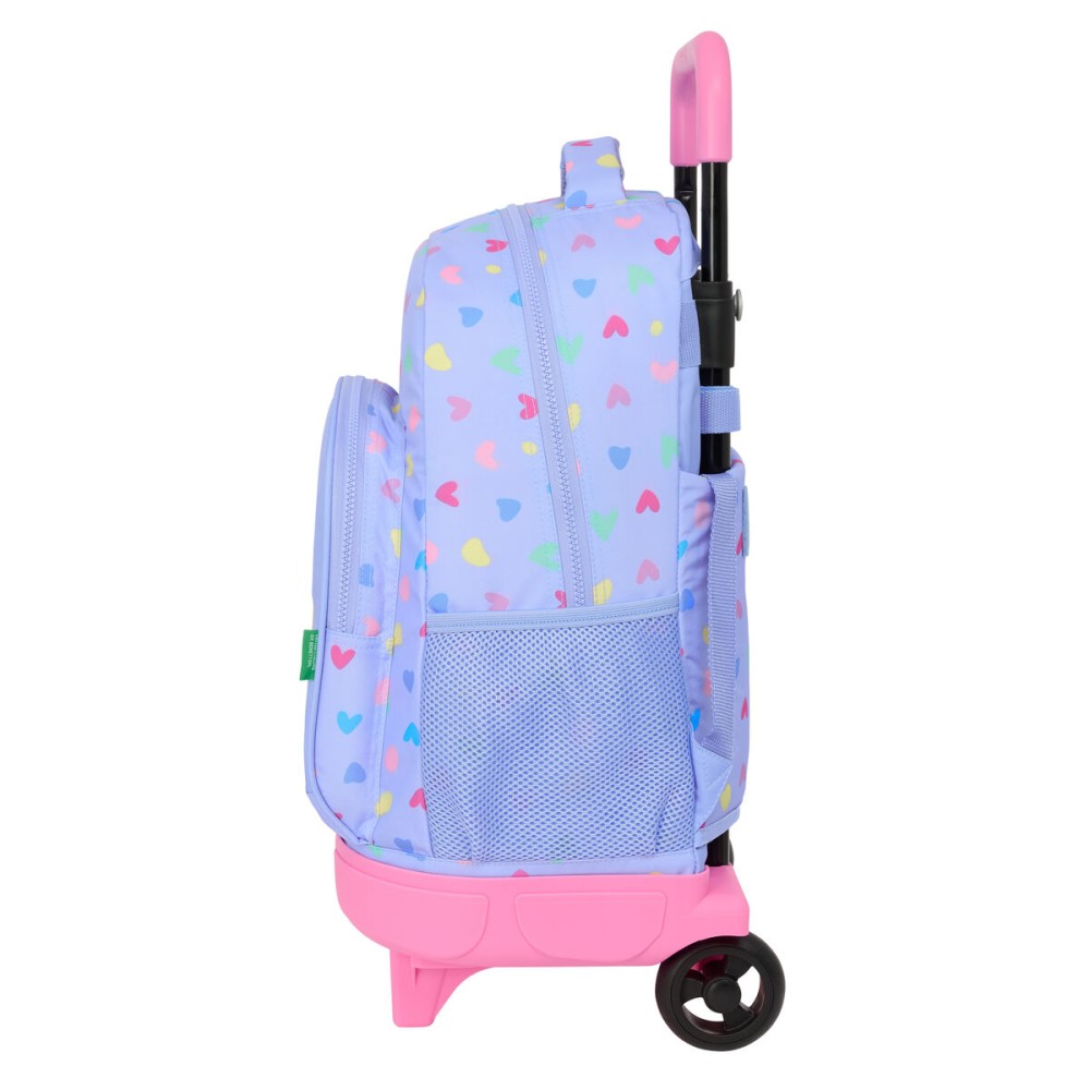Cartable Benetton Lila Lila 33 x 45 x 22 cm
