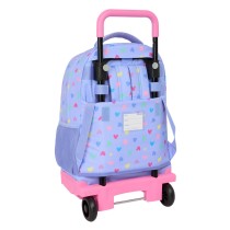 Schulrucksack Benetton Lila Lila 33 x 45 x 22 cm