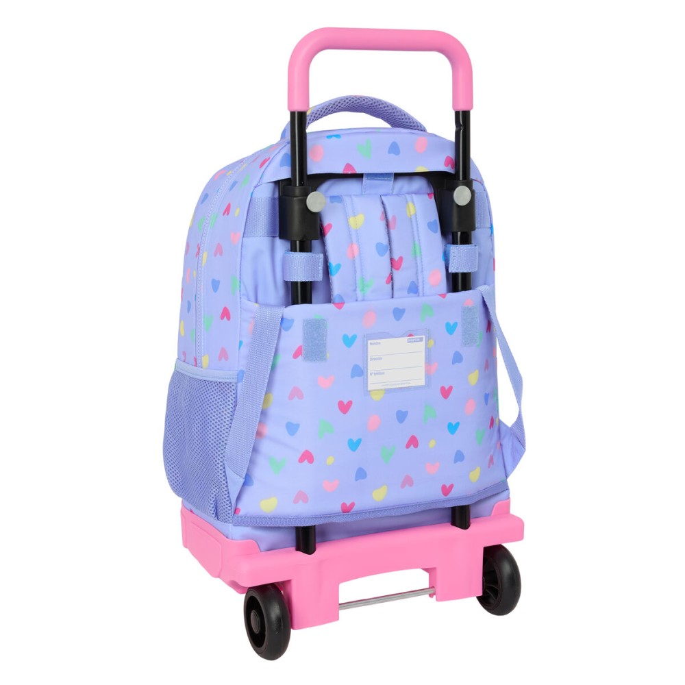 Cartable Benetton Lila Lila 33 x 45 x 22 cm