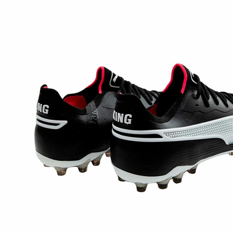 Chaussures de Football pour Adultes Puma KING ULTIMATE MG Blanc Noir