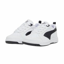 Children’s Casual Trainers Puma Rebound V6 Lo A White Black