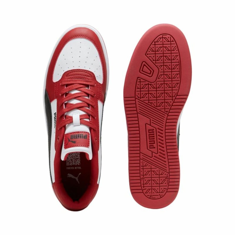 Chaussures casual homme Puma Caven 2.0 Club Blanc Rouge