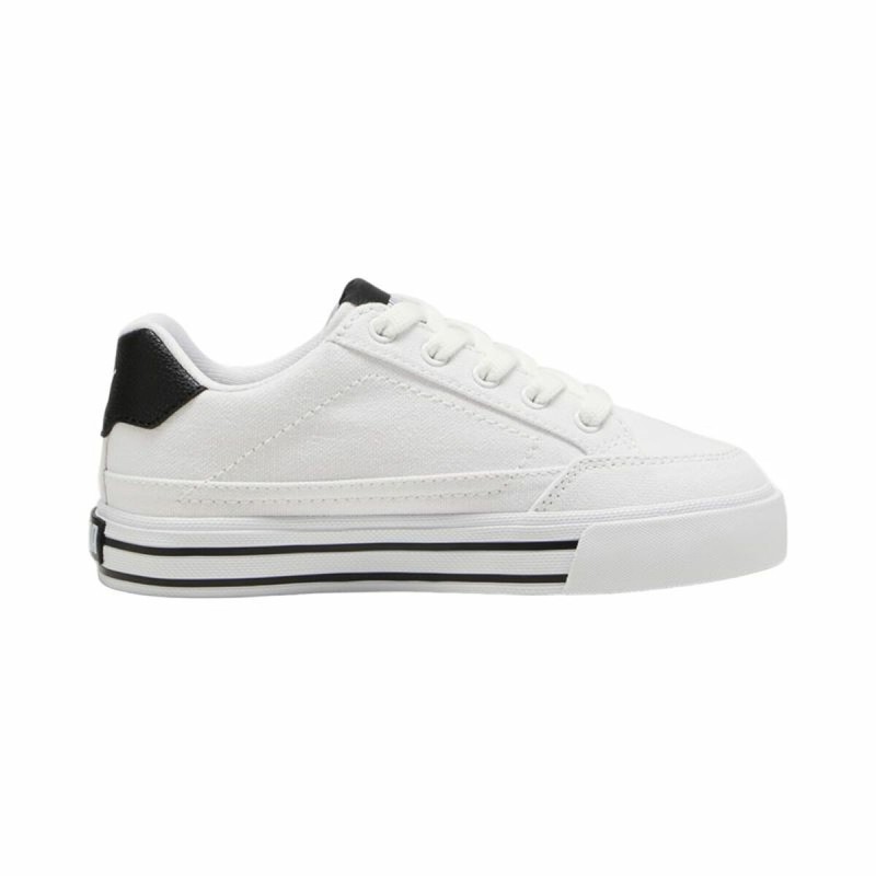 Chaussures casual enfant Puma Court Classic Vulc F Blanc