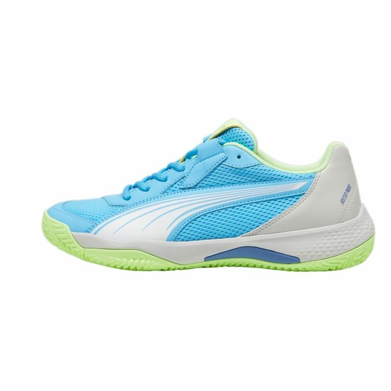 Chaussures de Padel pour Adultes Puma NOVA Court Luminous Bleu Blanc