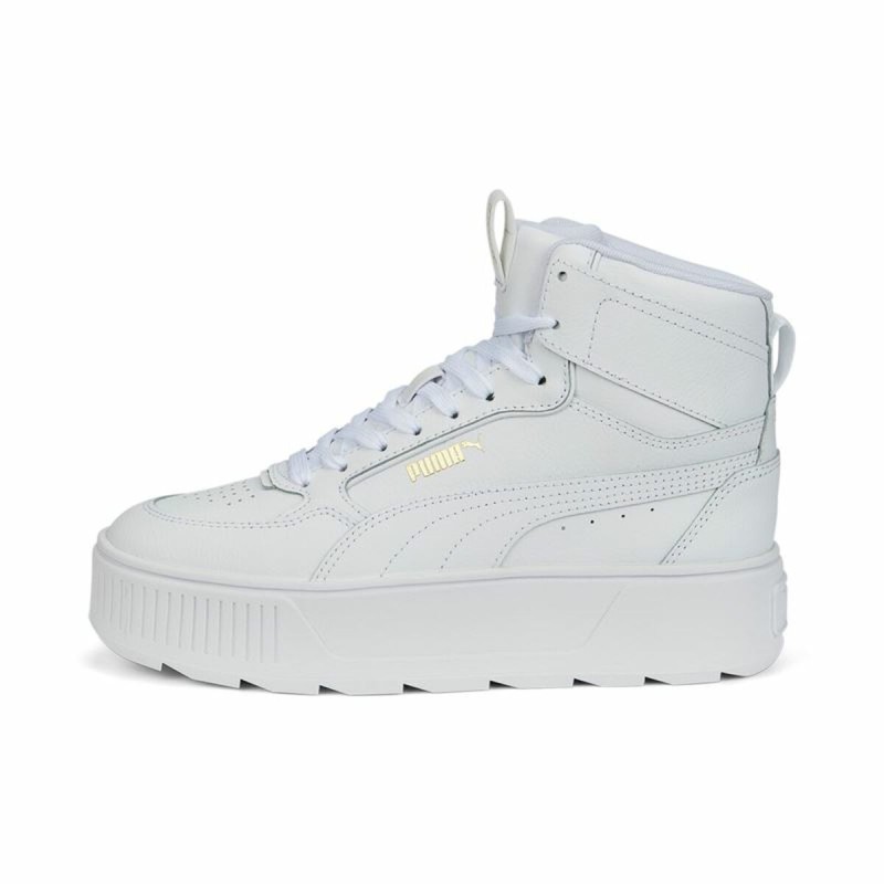 Baskets Casual pour Femme Puma Karmen Rebelle Mid Blanc