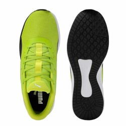 Laufschuhe für Erwachsene Puma Night Runner V3 Gelb Schwarz