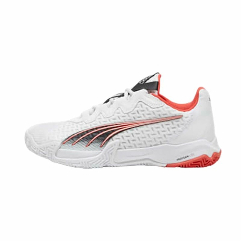 Padel-Sportschuhe für Erwachsene Puma NOVA Elite Weiß Schwarz