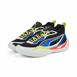 Chaussures de Running pour Enfants Puma Playmaker Noir Multicouleur