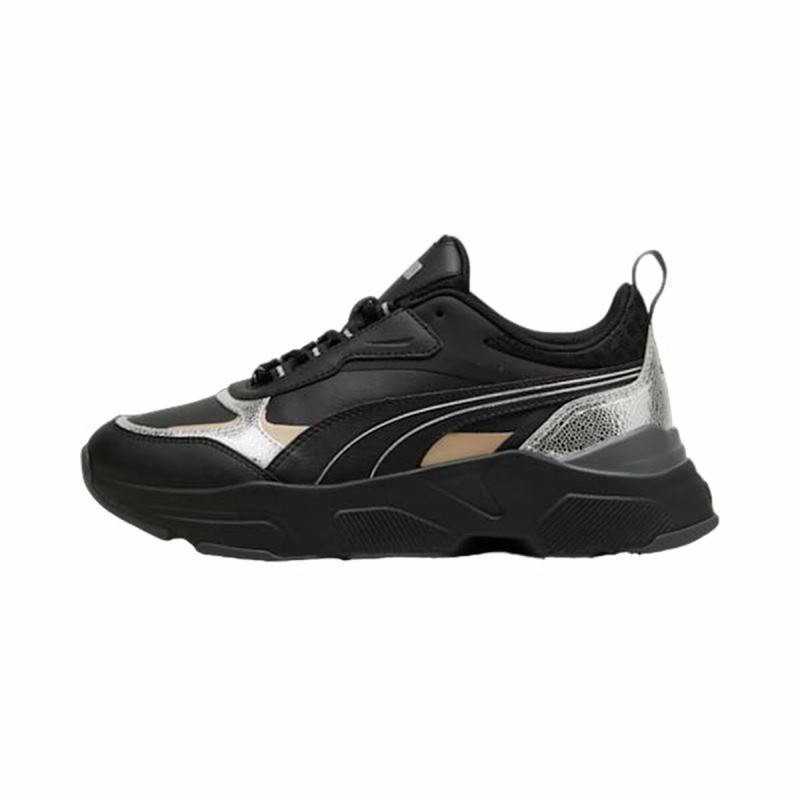 Women's casual trainers Puma Cassia Metallic Shine Black