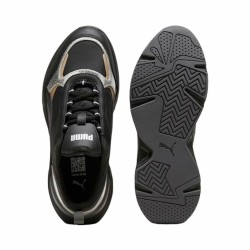 Baskets Casual pour Femme Puma Cassia Metallic Shine Noir