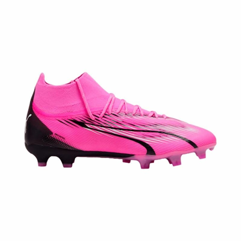 Fußballschuhe für Erwachsene Puma Ultra Pro FG/AG Weiß Rosa