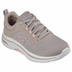 Chaussures de sport pour femme Skechers Go Walk Arch Fit 2.0 Marron Clair