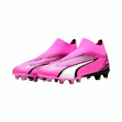 Chaussures de Football pour Adultes Puma Ultra Match+ L FG/A Rose