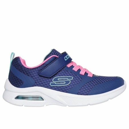 Laufschuhe für Kinder Skechers Microspec Max - Race Blau