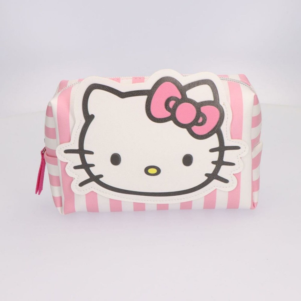 Nécessaire de Voyage Hello Kitty Rose 100 % Polyuréthane
