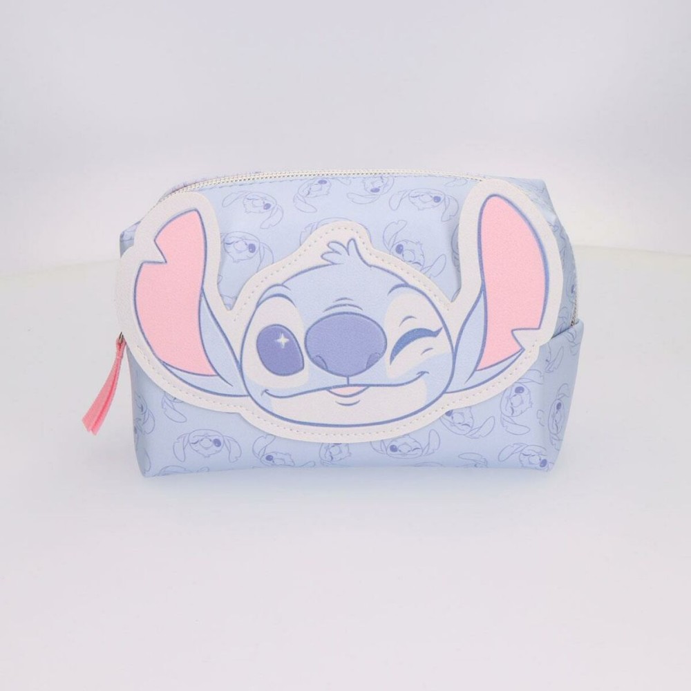 Reise-Toilettentasche Stitch Blau 100 % Polyurethan 17 x 10 x 7 cm