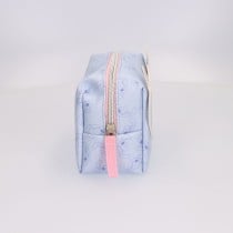 Travel Vanity Case Stitch Blue 100 % Polyurethane 17 x 10 x 7 cm