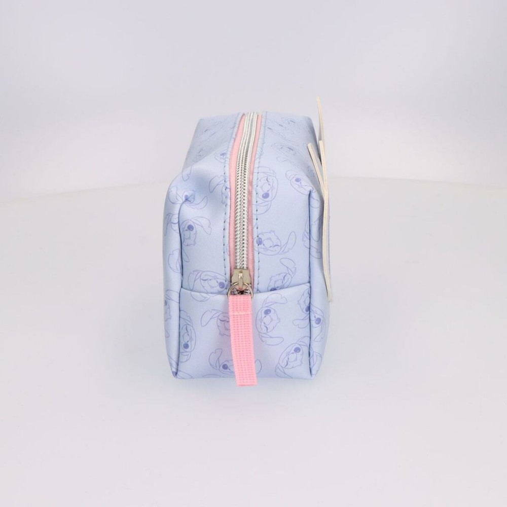 Travel Vanity Case Stitch Blue 100 % Polyurethane 17 x 10 x 7 cm