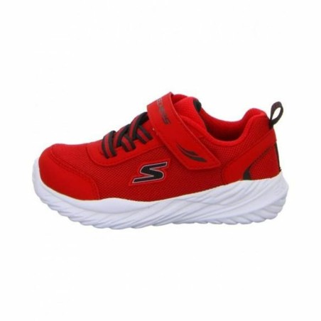 Chaussures de Running pour Enfants Skechers Nitro Sprint-Rowzer Noir Rouge