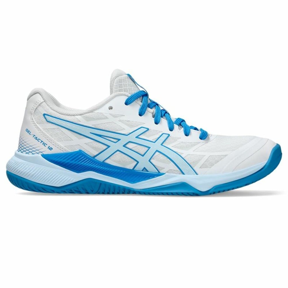 Turnschuhe Asics Gel-Tactic 12 Blau Weiß Damen Handball