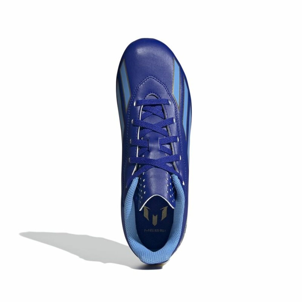 Chaussures de foot pour Enfants Adidas X Crazyfast Club Fxg Messi Bleu