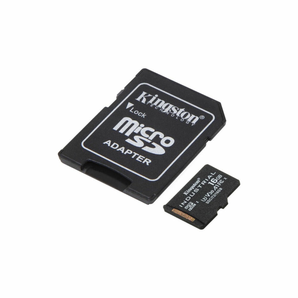 Mikro SD Speicherkarte mit Adapter Kingston Industrial 16GB 16 GB