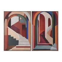Painting Home ESPRIT Abstract Urban 80 x 4,5 x 120 cm (2 Units)