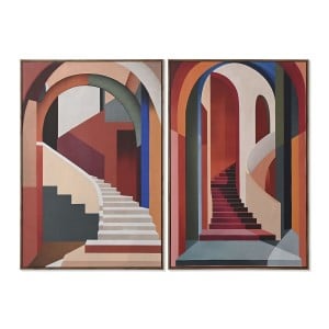 Bild Home ESPRIT abstrakt Urban 80 x 4,5 x 120 cm (2 Stück)