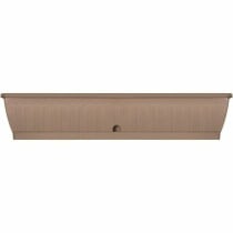 Jardinière auto-arrosante Garden ID Taupe 100 cm