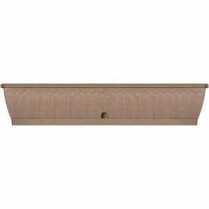 Jardinière auto-arrosante Garden ID Taupe 100 cm