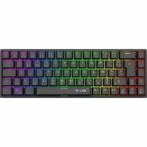 Clavier pour jeu The G-Lab KEYZ TITAN Noir AZERTY