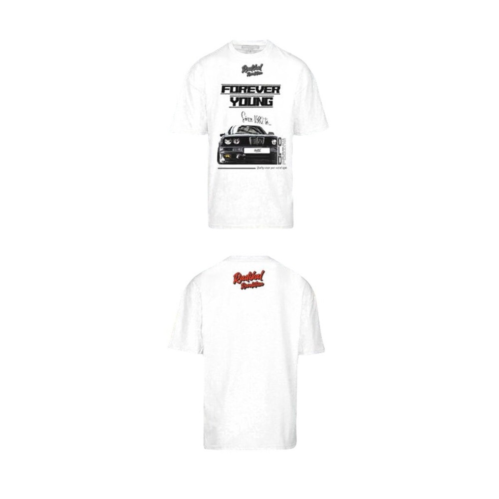 Men’s Short Sleeve T-Shirt RADIKAL FOREVER YOUNG White XXL