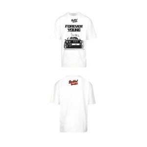 Men’s Short Sleeve T-Shirt RADIKAL FOREVER YOUNG White XXL
