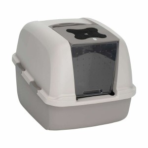 Katzentoilette Catit 46 x 55 x 45 cm mit Deckel Jumbo Grau Kunststoff
