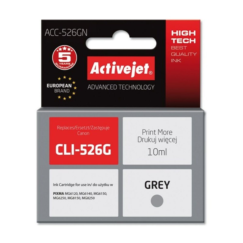 Cartouche d'Encre Compatible Activejet ACC-526GN Gris