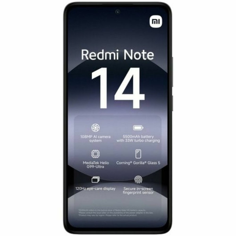 Smartphone Xiaomi Redmi Note 14 HELIO G99 ULTRA 6 GB RAM 128 GB Schwarz 6,67"