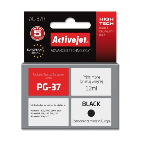 Compatible Ink Cartridge Activejet AC-37R Black