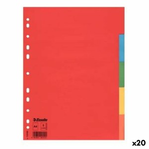 Distanzstücke Esselte Bunt A4 5 Blatt (20 Stück)