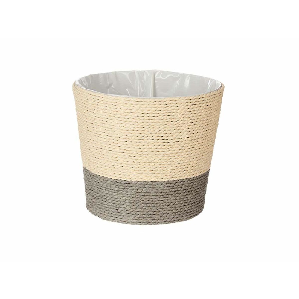 Blumentopf Ibergarden WY21-71 Grau Schnur Kunststoff 19,5 x 16,5 x 19,5 cm (24 Stück)