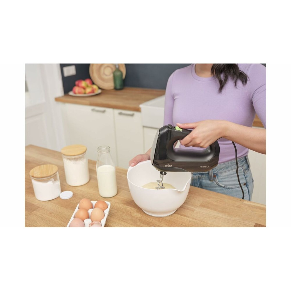 Mixeur/mélangeur de pâte Braun HM2110BK Noir 500 W