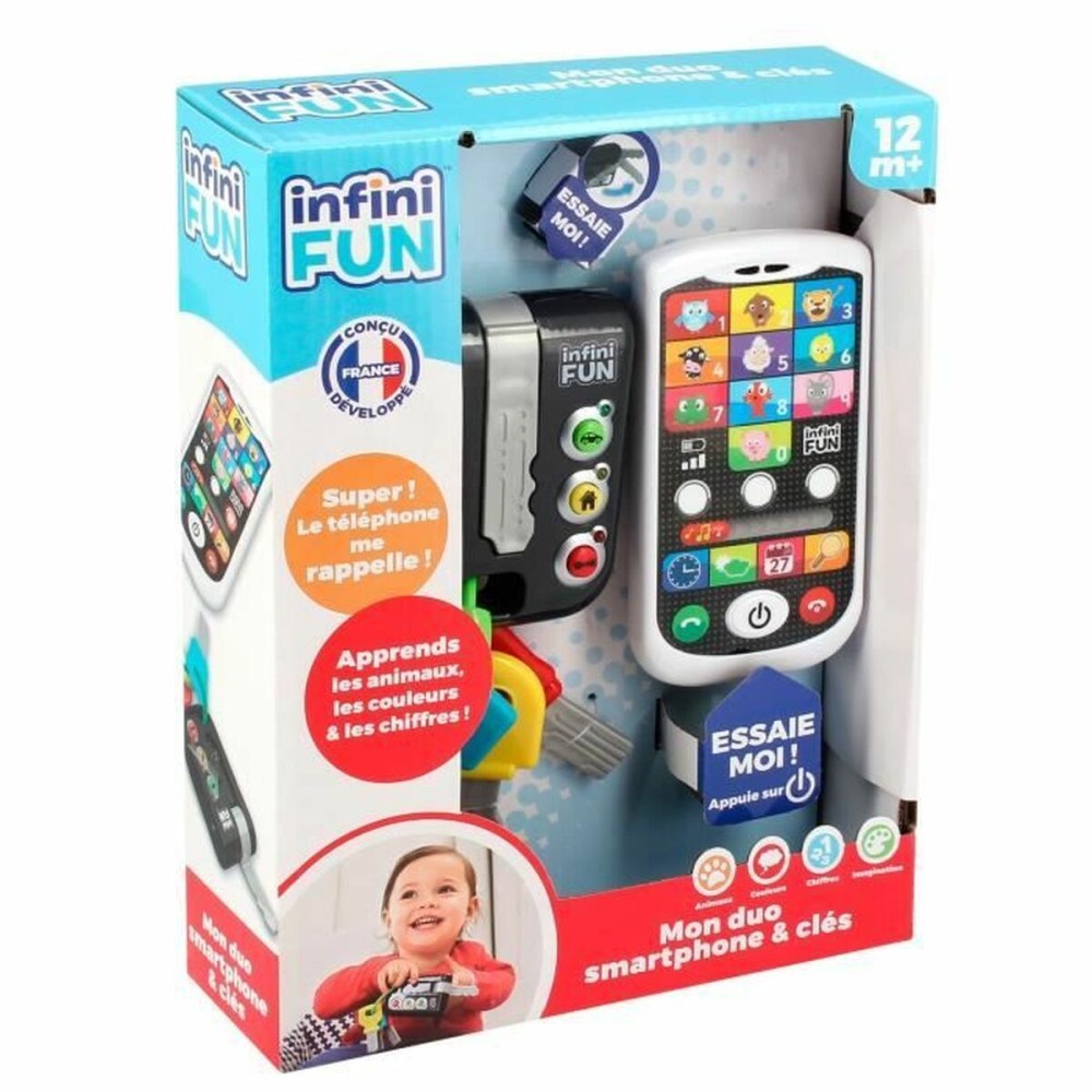 Jouet Educatif My Smartphone and Keys Duo 2 Pièces