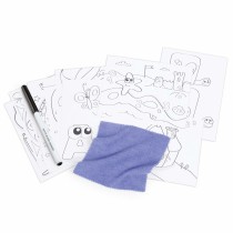 Tableau magique Smoby Magnetic modulo slate Blanc Bois