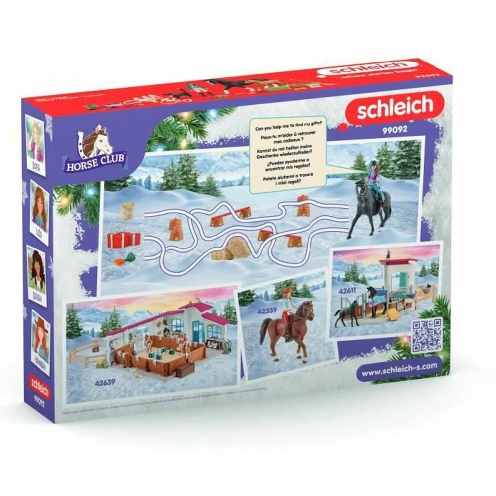 Adventskalender Schleich 99092 Club Kunststoff (24 Stücke)