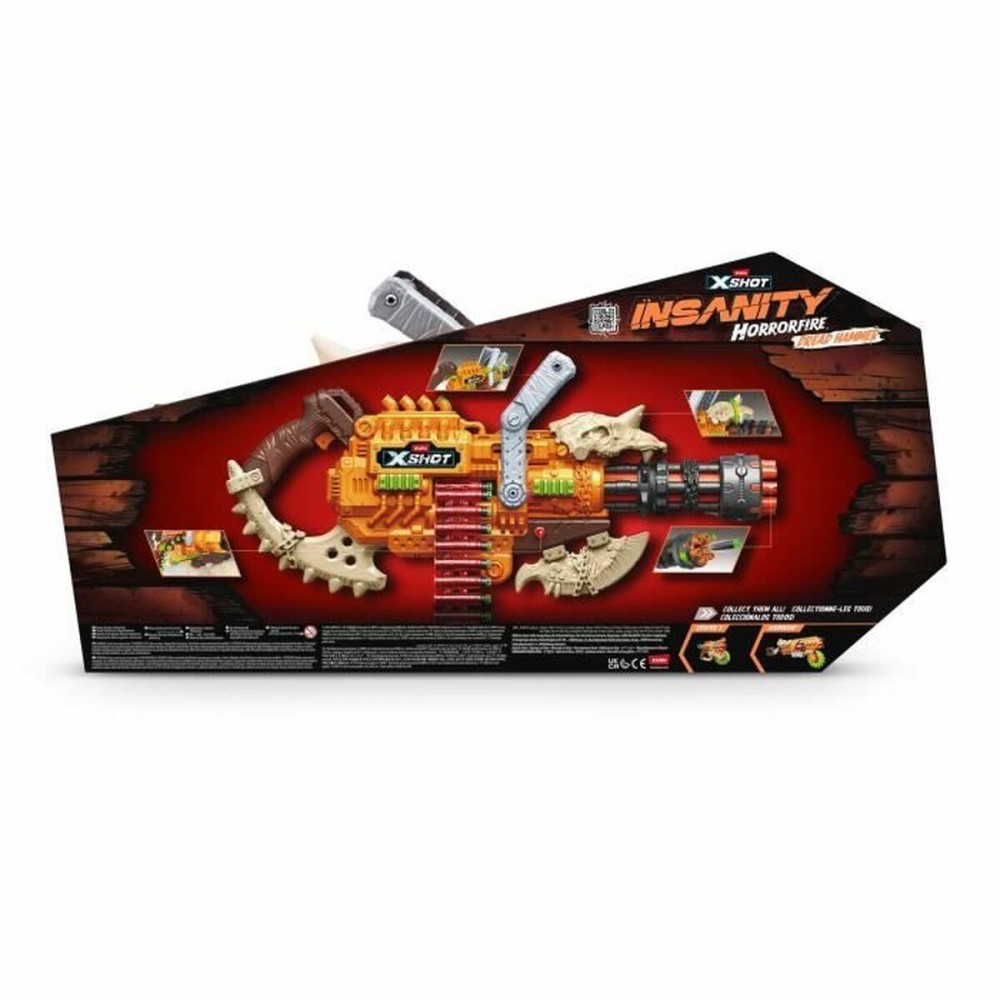 Pistolet à Fléchettes Zuru XSHOT Insanity HorrorFire Dread Hammer