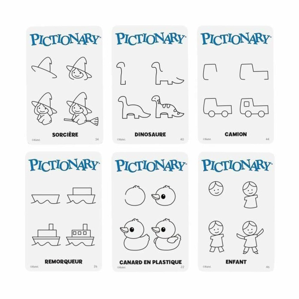 Jeu de société Mattel PICTIONARY